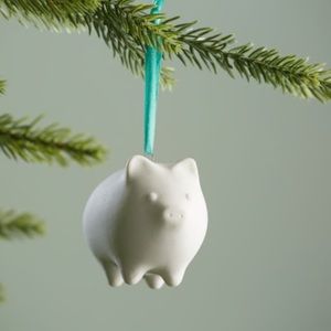 Jonathan Adler Porcelain Ornament PIGGY NWT in box